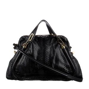 CHLOE Black Python Large Paraty